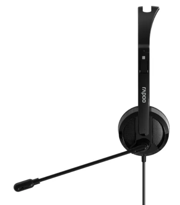 

Гарнитура Rapoo H101 проводная, черная, H101