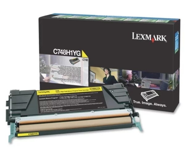

Картридж Lexmark C748H1YG желтый Return Program для С748, C748H1YG
