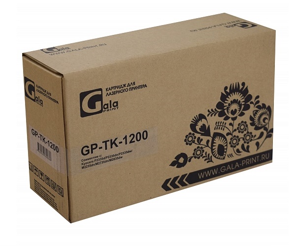 

Тонер-туба GalaPrint TK-1200 3000 копий, TK-1200