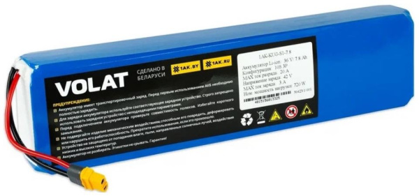 фото Аккумулятор  VOLAT 1AK-KUG-S1-7.8 в Краснодаре