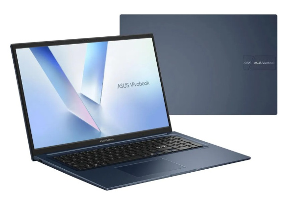 фото Ноутбук ASUS Vivobook 17 X1704MA-AU010 17.3" (Intel Core 5, 16Гб DDR5, SSD 512 Гб, , Без ОС) Синий [90NB17V2-M000Y0]