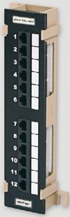 

Патч-панель настенная, 12xRJ45, UTP, Кат. 5е Eurolan 27D-U5-12BL W/89D, 27D-U5-12BL