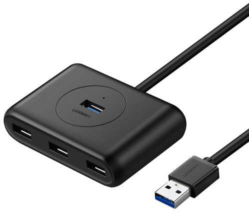 

Концентратор UGREEN 20291 4*USB 3.0, черный, 20291