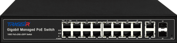 фото Коммутатор управляемый TRASSIR TR-NS24202S-300-16PoE в Ростове-на-Дону