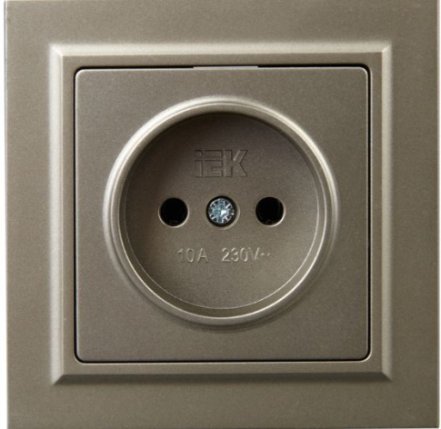 фото Розетка без заземления в сборе IEK BR-R10-10-K37-F в Красноярске