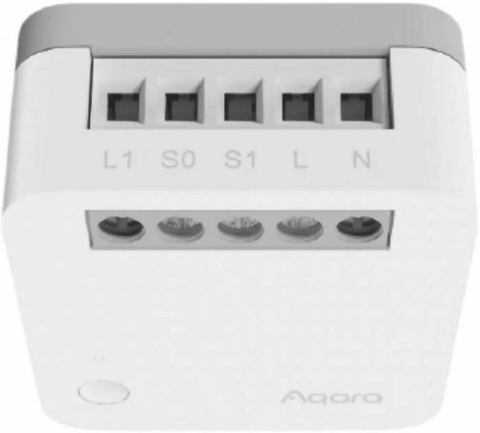 

Модуль Aqara SINGLE SWITCH MODULE T1 SSM-U01 реле одноканальный с нейтралью/протокол связи Zigbee/110-220В/2.5Вт/белый, SINGLE SWITCH MODULE T1 SSM-U01