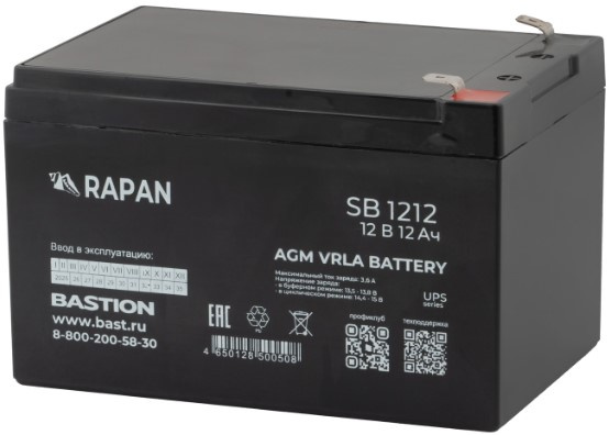 фото Аккумулятор  Бастион RAPAN SB 1212 (9165) в Краснодаре