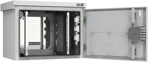 фото Шкаф настенный 19", 9U TLK TWK-098256-M-GY-KIT01 в Екатеринбурге