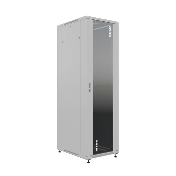 

Шкаф напольный 19", 42U ЭМИЛИНК NTSS-R42U8080GS "ПРЕМИУМ" 800x800 мм, передняя дверь стекло, регулируемые опоры, RAL7035, NTSS-R42U8080GS