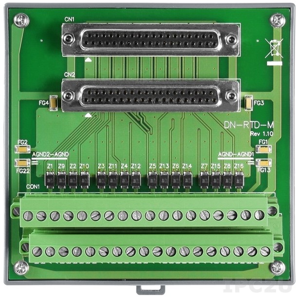 

Плата ICP DAS DN-RTD-M CR Termination board for RTD module (RoHS), DN-RTD-M CR