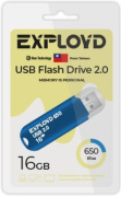 фото Накопитель USB 2.0 Exployd EX-16GB-650-Blue