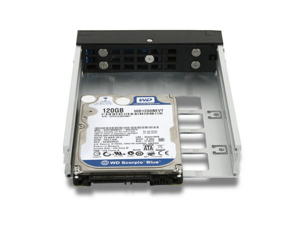 

Корзина Procase A3-203-SATA3-BL 3 SATA3/SAS 6Gb hotswap aluminium mobie rack module (2x5,25) 1xFAN 80x15mm, A3-203-SATA3-BL