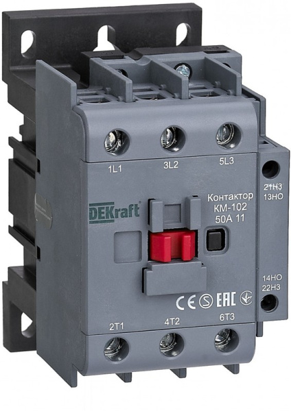 Изображение товара Контактор DEKraft 22007DEK для промышленных электросетей до 690 В