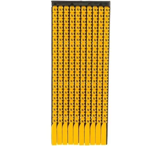 

Маркер на кабель DKC MKCNS3 сечением 4-6мм символ „N”, "Mark" (уп/160 шт), MKCNS3