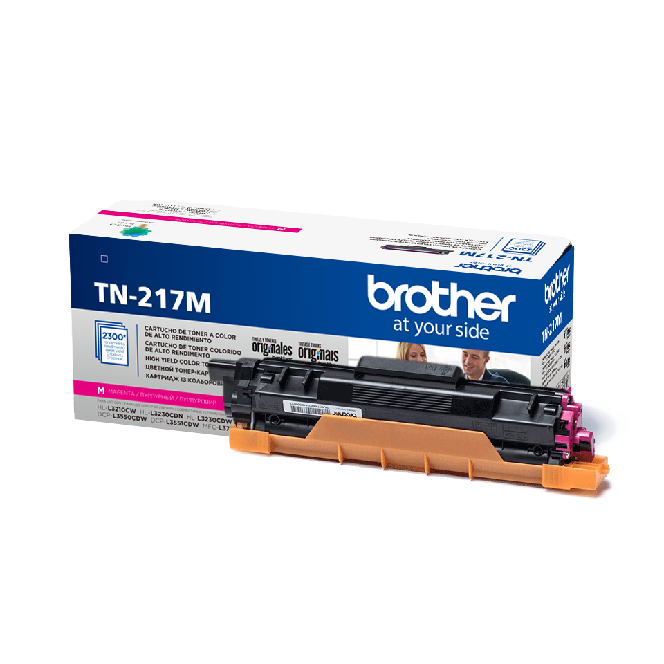 

Тонер Brother TN-217M для Brother HLL3230CDW/DCPL3550CDW/MFCL3770CDW пурпурный (2300стр), TN-217M