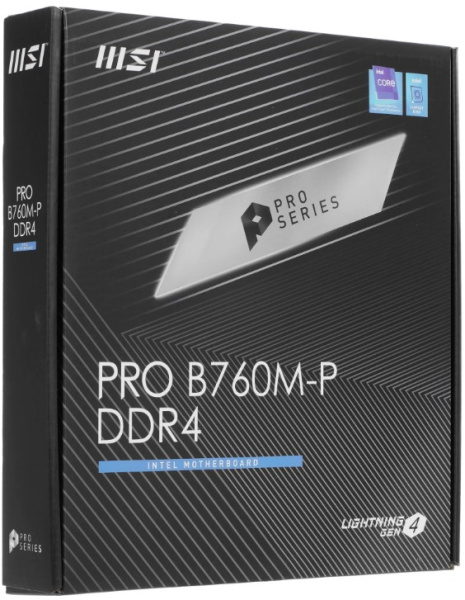 фото Материнская плата mATX MSI PRO B760M-P DDR4 (УЦЕНЕННЫЙ) в Санкт-Петербургe