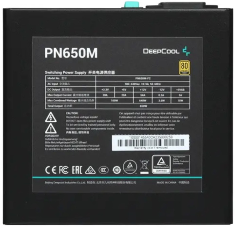 фото Блок питания ATX Deepcool PN650M в Перми