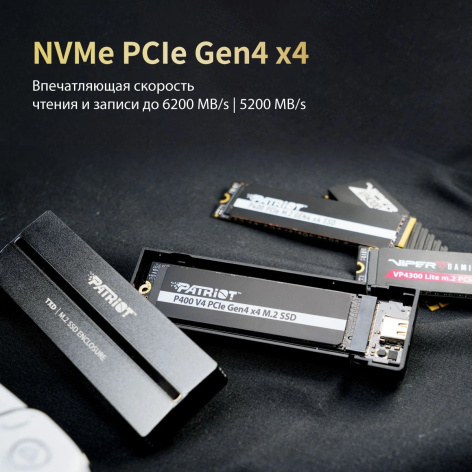 фото Накопитель SSD M.2 2280 Patriot Memory P400 V4 в Екатеринбурге 4000 ГБ