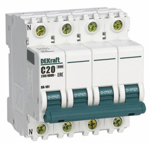 Изображение товара Автоматический выключатель DEKraft 11268DEK серии ВА-101 10А IP20