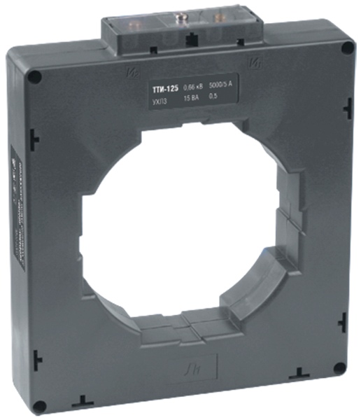 

Трансформатор тока IEK ITT70-2-15-5000 ТТИ-125 5000/5А 15ВА 0,5, ITT70-2-15-5000
