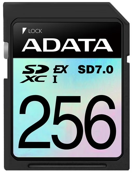 

Карта памяти SDXC 256GB ADATA ASD256GEX3L1-C EXPRESS GEN3 L1 800/700 MB/s, ASD256GEX3L1-C