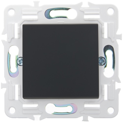 

Переключатель одноклавишный IEK SK-V12-0-10-K53 SKANDY 10А SK-V02G графит, SK-V12-0-10-K53