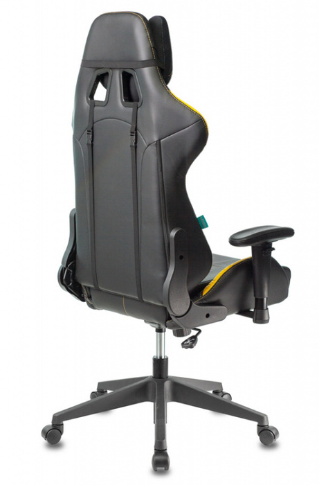 

Кресло Бюрократ VIKING 5 AERO YELLOW цвет черный/желтый, искусственная кожа, с подголов. крестовина пластик, VIKING 5 AERO YELLOW