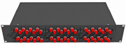 фото Кросс оптический стоечный TopLAN КРС-Top-2U-48ST/U-OS2-BK