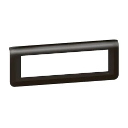 

Рамка Legrand 079058L - Программа Mosaic - 8 модулей, матовая черная, 079058L