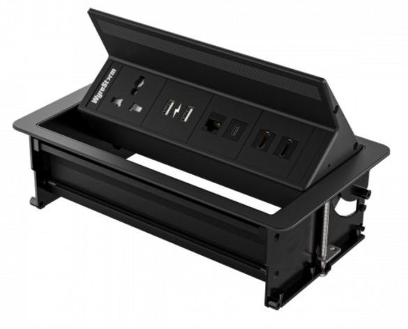 Изображение товара Люк Wyrestorm IDB-400-MS для столешницы с универсальной розеткой