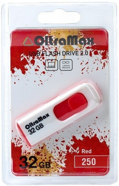 фото Накопитель USB 2.0 32GB OltraMax OM-32GB-250-Red в Перми