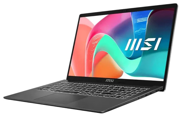фото Ноутбук  MSI Modern 15 F1MG-1045XRU в Санкт-Петербургe 15.6 ", Core 5, 16 Гб RAM, 512 Гб SSD, Iris Xe Graphics, Серый