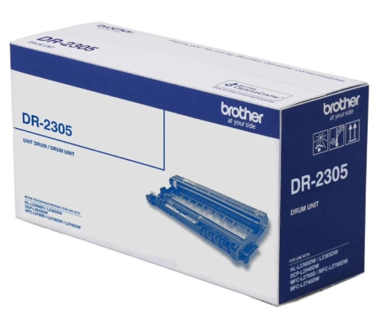Изображение товара Фотобарабан Brother DR2305 для лазерных МФУ и принтеров черный