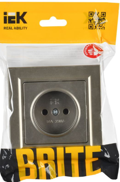 фото Розетка без заземления в сборе IEK BR-R10-10-K37-F в Красноярске