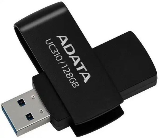 фото Накопитель USB 3.2 128GB A-Data UC310-128G-RBK в Красноярске