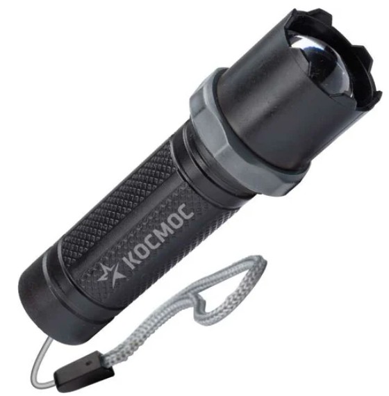 

Фонарь Космос KOS117Lit ручной аккум/1ВтLED/линза/зум/Li-ion 14500 450mAh/ABS-пластик/USB-шнур, KOS117Lit
