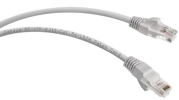 

Кабель патч-корд U/UTP 5e кат. 20м. Cabeus PC-UTP-RJ45-Cat.5e-20m-LSZH неэкранированный, серый, PC-UTP-RJ45-Cat.5e-20m-LSZH