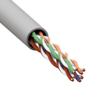 фото Кабель витая пара EKF TRP-5EUTP-04PVC-GY-IN3