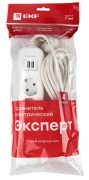 фото Удлинитель EKF UBA16-2USB-4-03i
