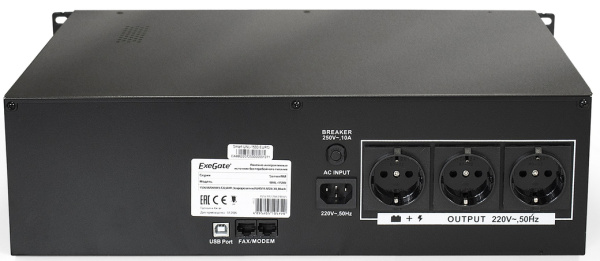 фото Источник бесперебойного питания  Exegate ServerRM UNL-1500.LCD.AVR.EURO.RJ.USB.3U в Казани