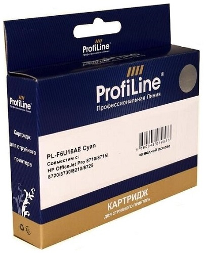 Изображение товара Тонер-картридж ProfiLine PL_F6U16AE_C Голубой
