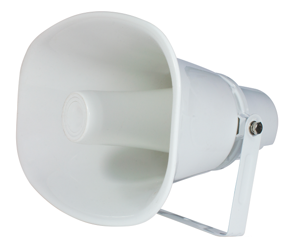 

Громкоговоритель рупорный Tantos TSo-HW15 10/15 Вт, 100В, 110дБ, 250-8000 Гц, Ø165×220×240 мм, TSo-HW15