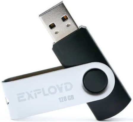 

Накопитель USB 2.0 128GB Exployd EX-128GB-530-Black 530 чёрный, EX-128GB-530-Black
