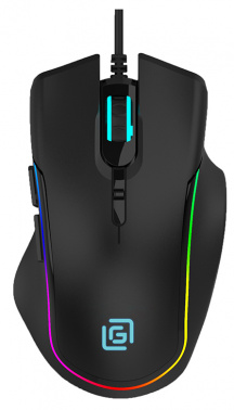 

Мышь Oklick 729G GM816 LABYRINTH черная оптическая 6400dpi USB 7but, 729G