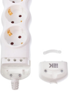 фото Колодка удлинителя IEK WYP10-D-KP-16-05-ZS-K01