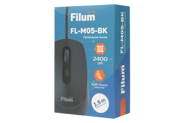 фото Мышь  Filum FL-M05-BK