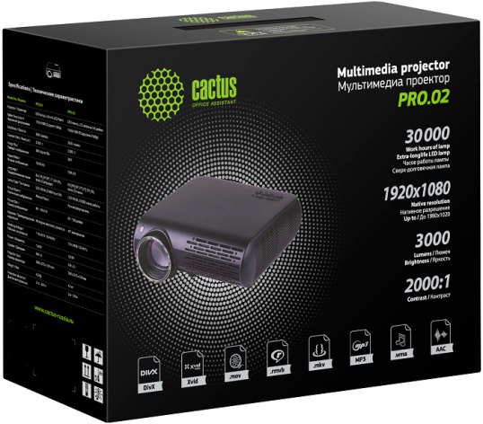 фото Проектор  Cactus CS-PRO.02B.WUXGA в Уфе