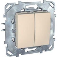 

Переключатель Schneider Electric MGU5.213.25ZD Unica беж двухклавишный (сх.6+6), MGU5.213.25ZD