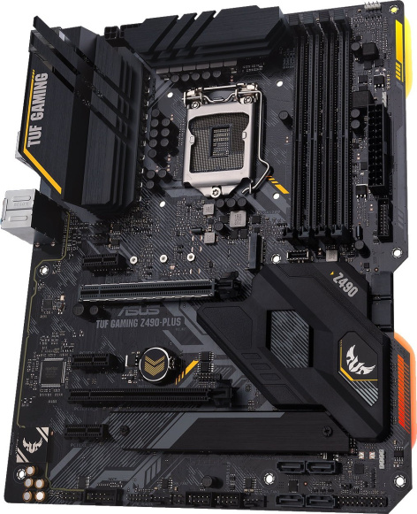 фото Материнская плата ASUS TUF GAMING Z490-PLUS, LGA1200, Intel Z490, ATX