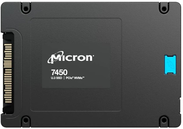 

Накопитель SSD 2.5'' Micron MTFDKCC1T9TFR-1BC1ZABYY 7450 PRO 1.92TB PCIe 4.0 x4 NVMe 3D TLC 6800/2700MB/s IOPS 800K/120K TBW 3650 DWPD 1, MTFDKCC1T9TFR-1BC1ZABYY